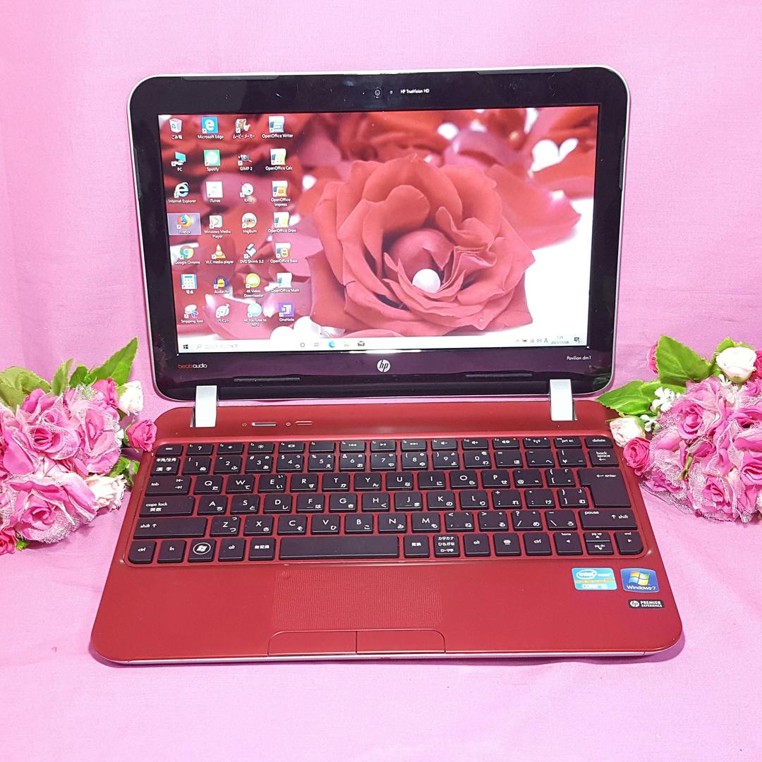 最新Win10✨小型✨軽量✨ルビーレッド❥Bluetooth❥Wi-Fi✨カメラ