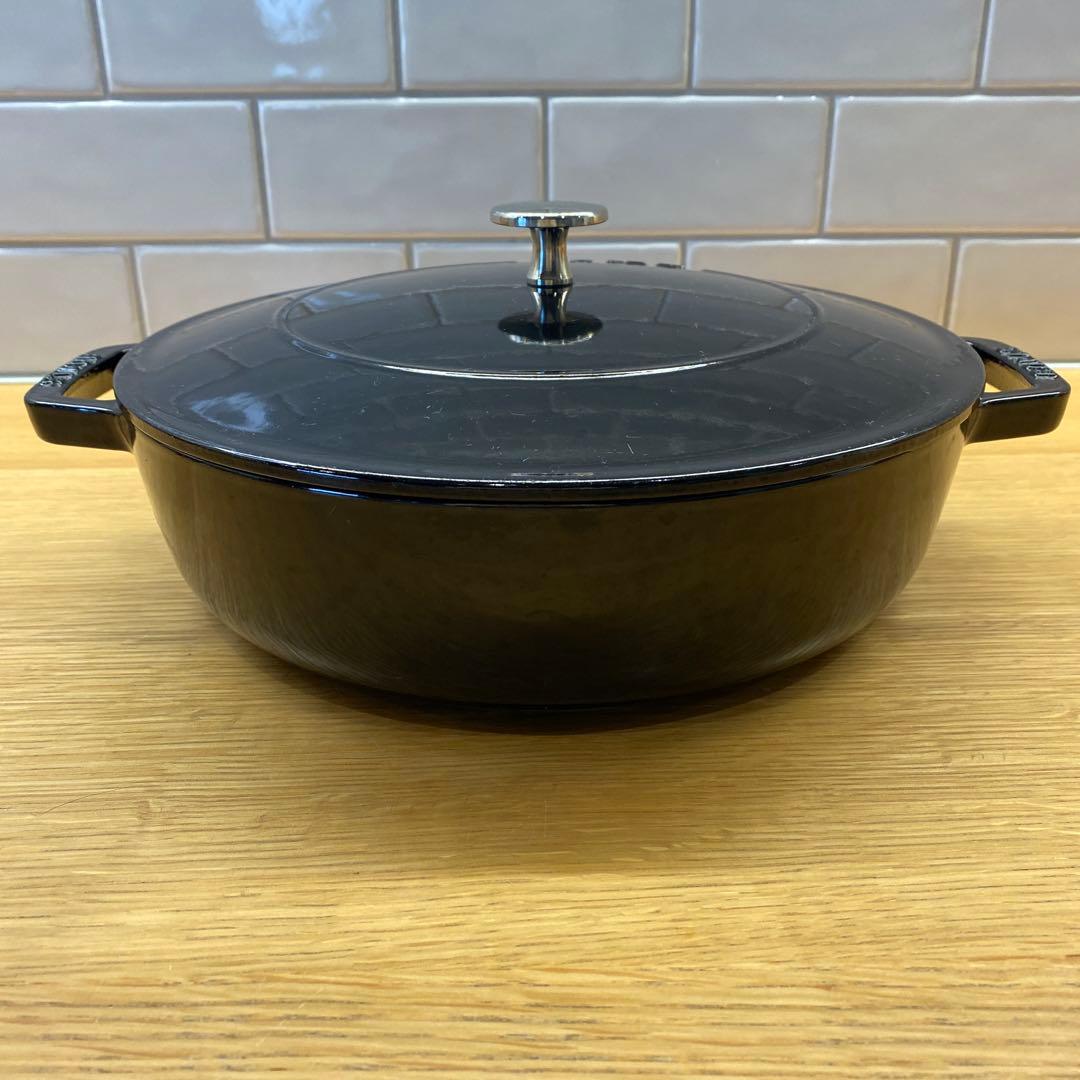 STAUB ブレイザーソテーパン26cm 黒　ブラック　ストゥブ　鍋