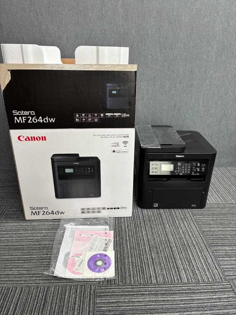 【動作確認済・送料込】キャノン　モノクロレーザープリンタ　MF264dw】