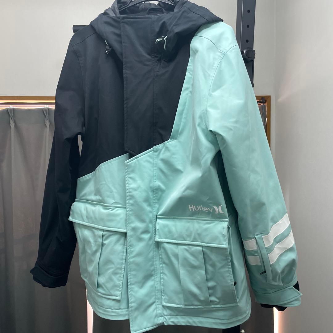 Hurley スノーボードジャケット Lサイズ ミント/ブラック