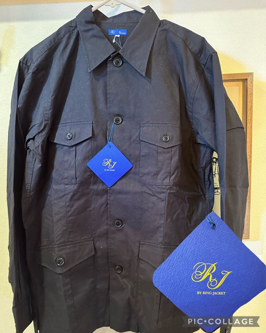 【新品】リングジャケット サファリシャツジャケット