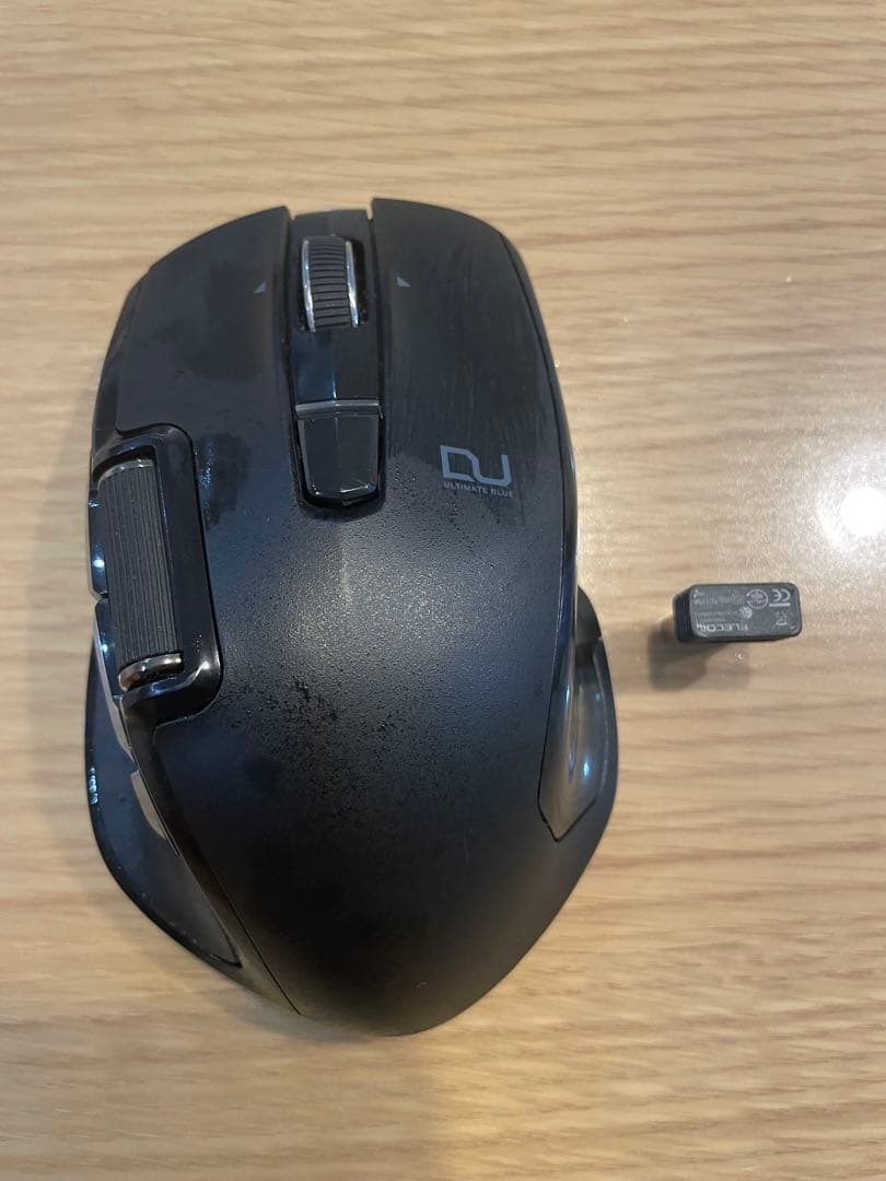 【廃盤品】エレコム　M-DWL01DBBK マウス　レシーバー付　ELECOM