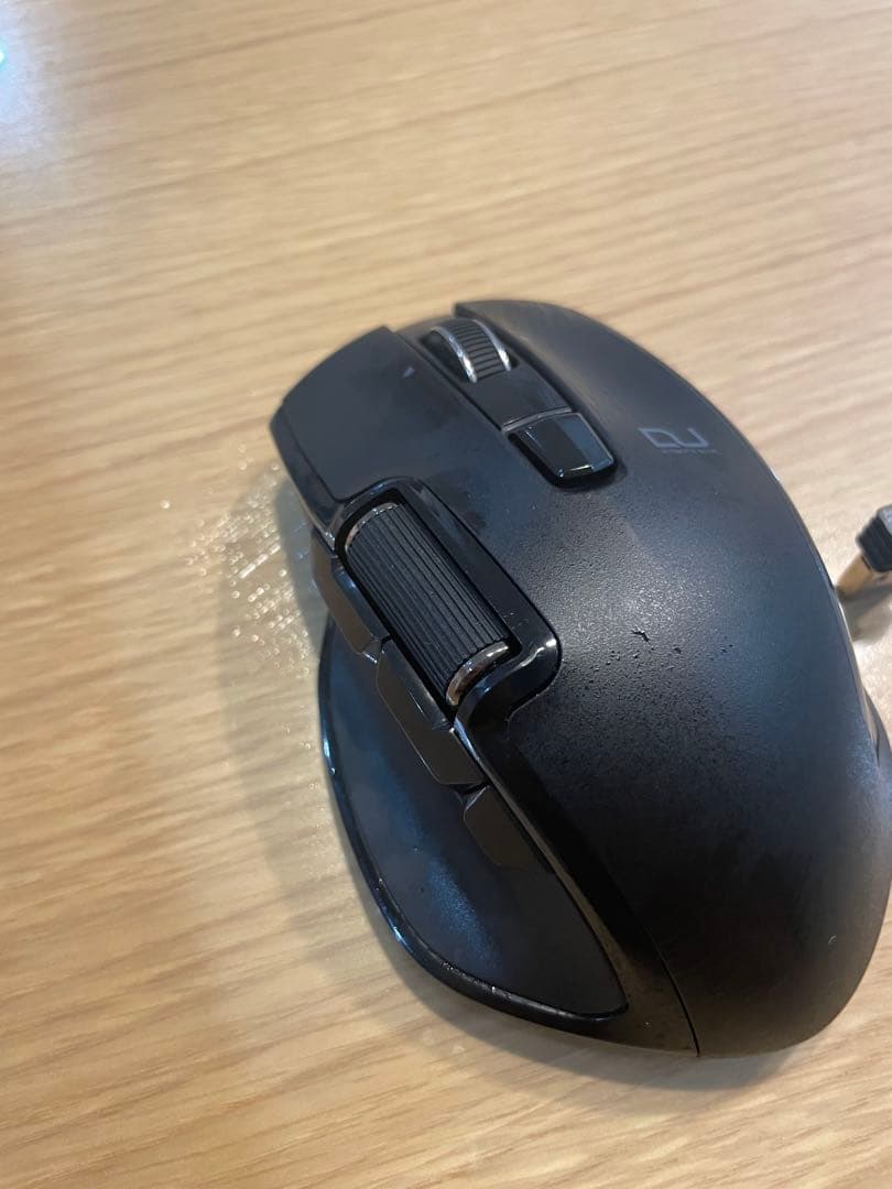 【廃盤品】エレコム　M-DWL01DBBK マウス　レシーバー付　ELECOM