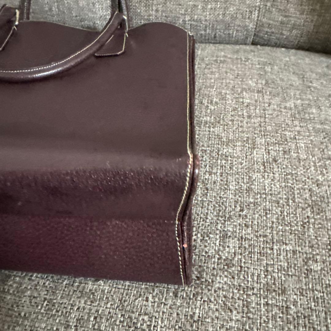 PRADA ブラウン レザートートバッグ