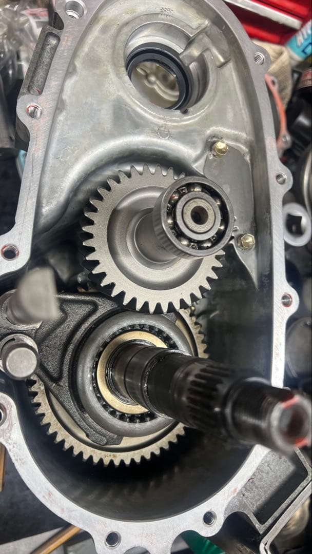 k-m-laav JB23後期ジムニー電気式トランスファー　ダウンギア