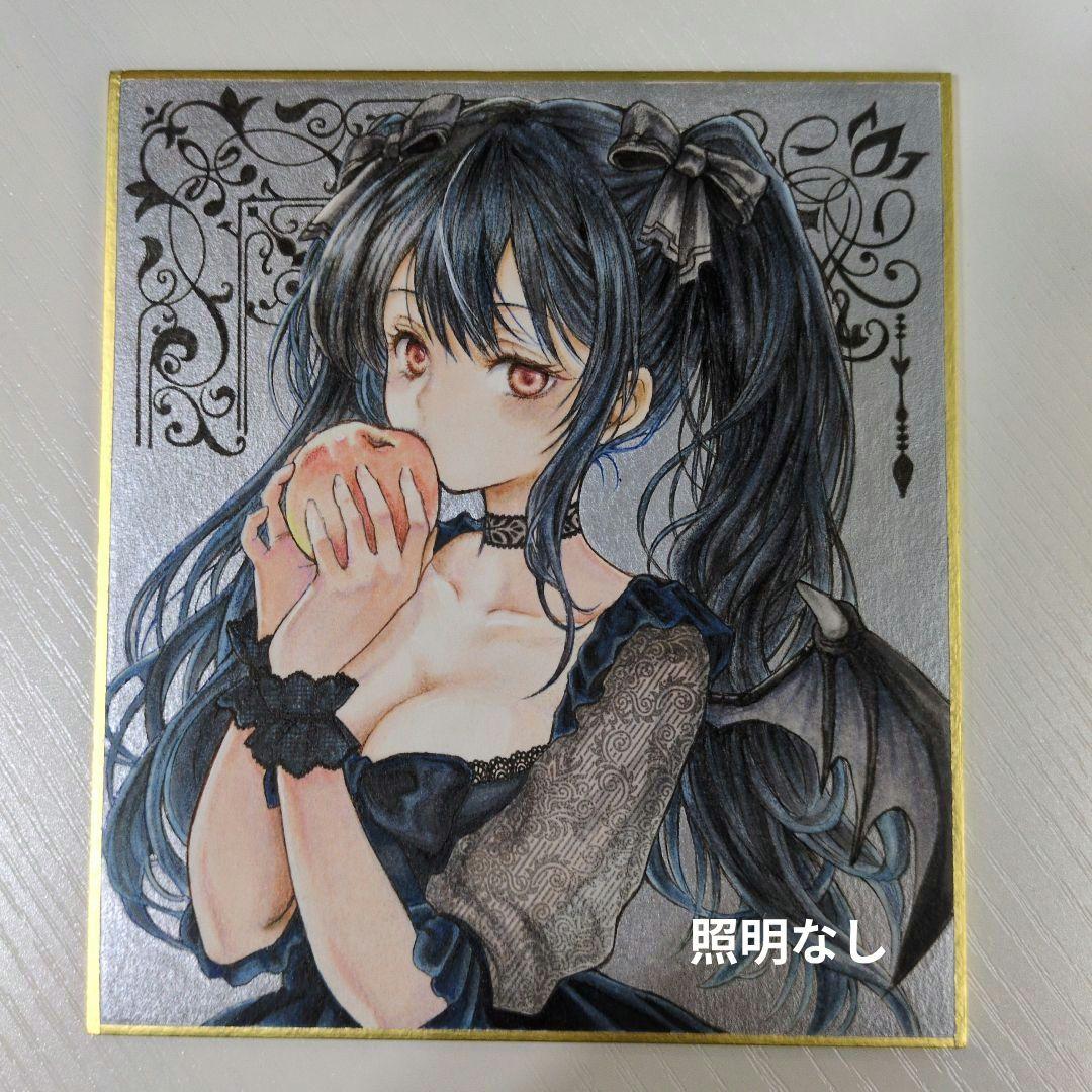 d*7様 オリジナル 手描き アナログイラスト 色紙 13