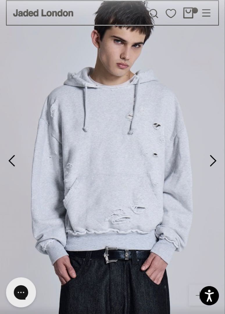 トップス Jaded London Pullover Bitten Hoodie XXS