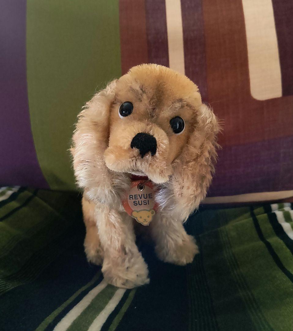 ドイツヴィンテージ オールドシュタイフ コッカースパニエル REVUE SUSI