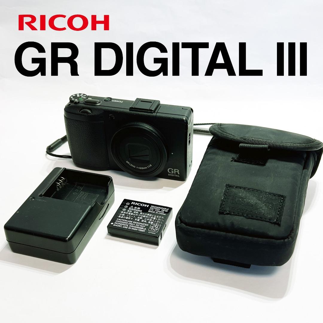 【美品】 RICHO リコー GR DIGITAL III 3《S数340回》