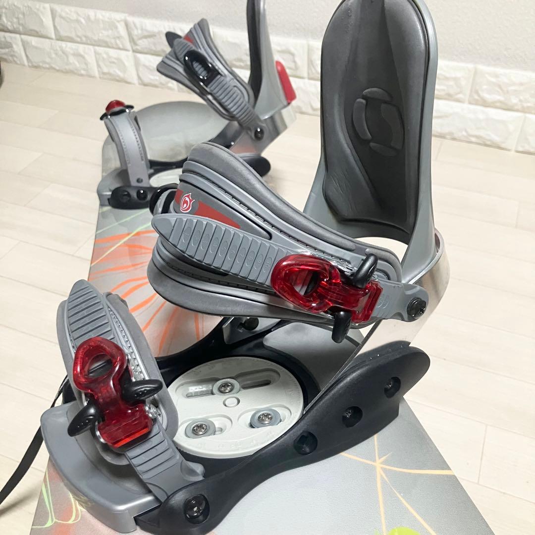 バック付/BURTON Featherバートンスノーボードセット147/バインM