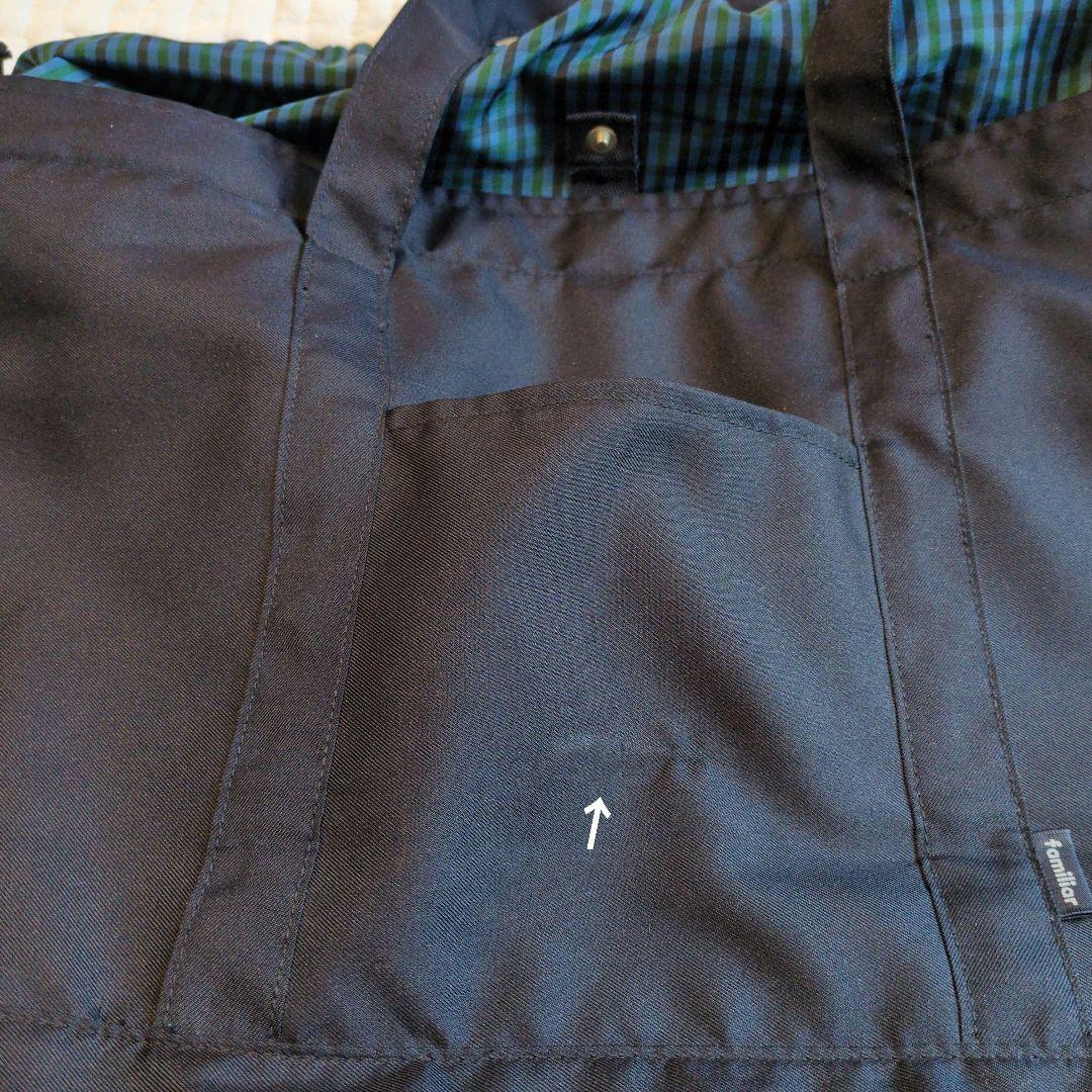 familiar マザーズバッグ ネイビー チェック柄