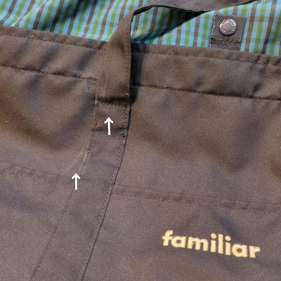 familiar マザーズバッグ ネイビー チェック柄