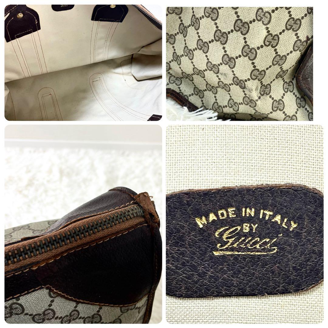 グッチ　GUCCI ボストンバッグ　旅行カバン　大容量　シェリーライン