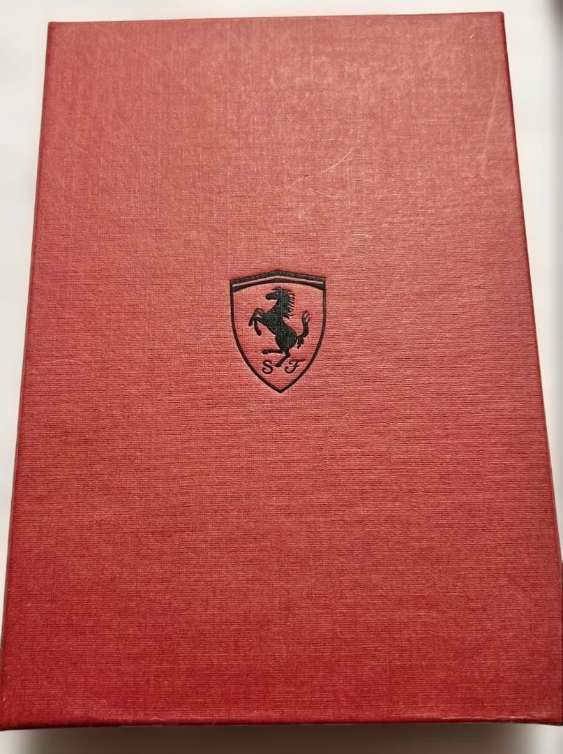 フェラーリ FIクラブ　Phone 3G 3GS 4G 4GS用レッド本革ケース