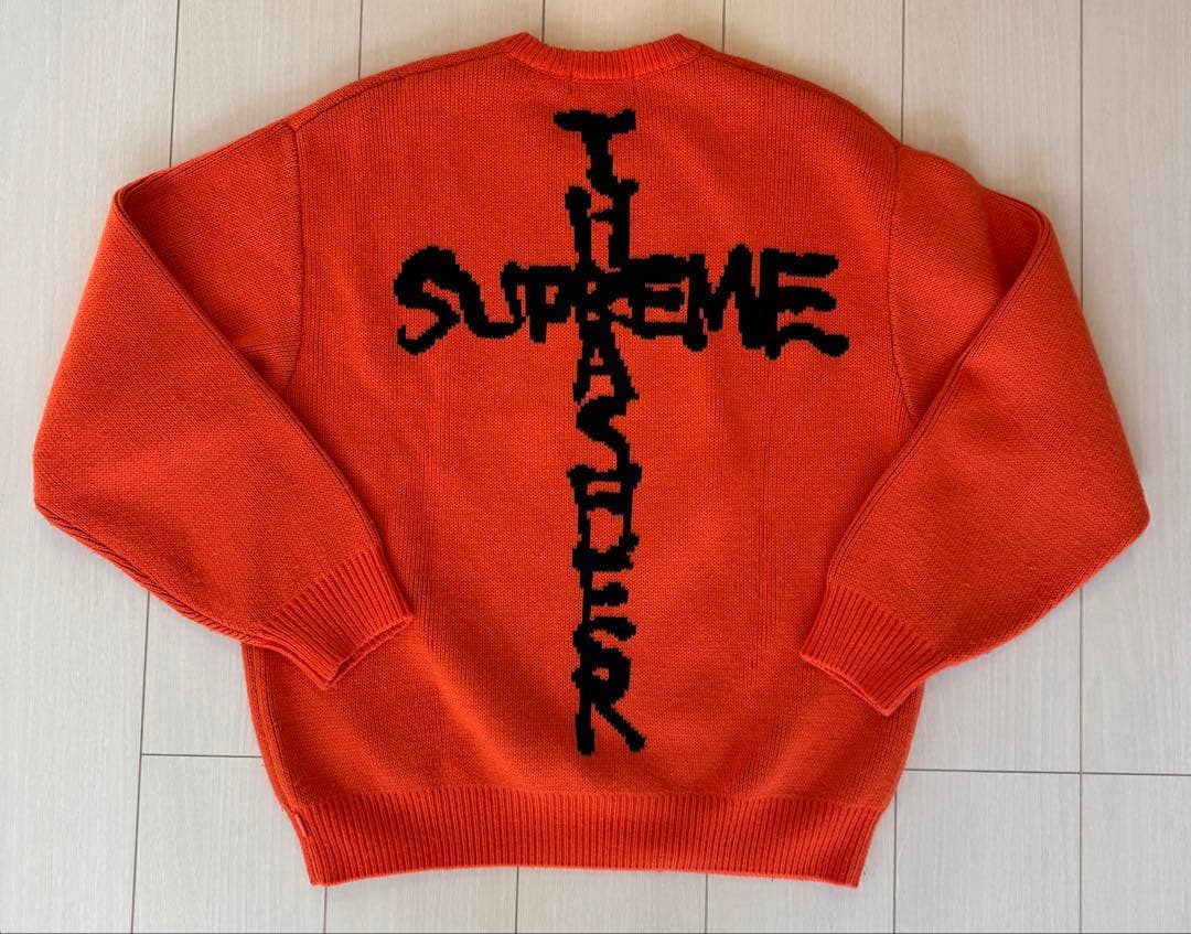 トップス Supreme Thrasher Sweater Orange M