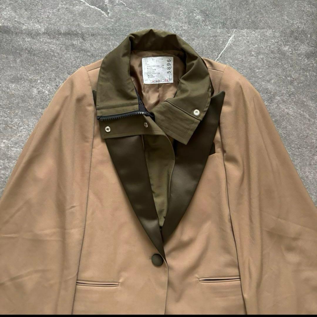 sacai サカイ 2022ss ドッキングテーラードジャケット☆ギャルソン