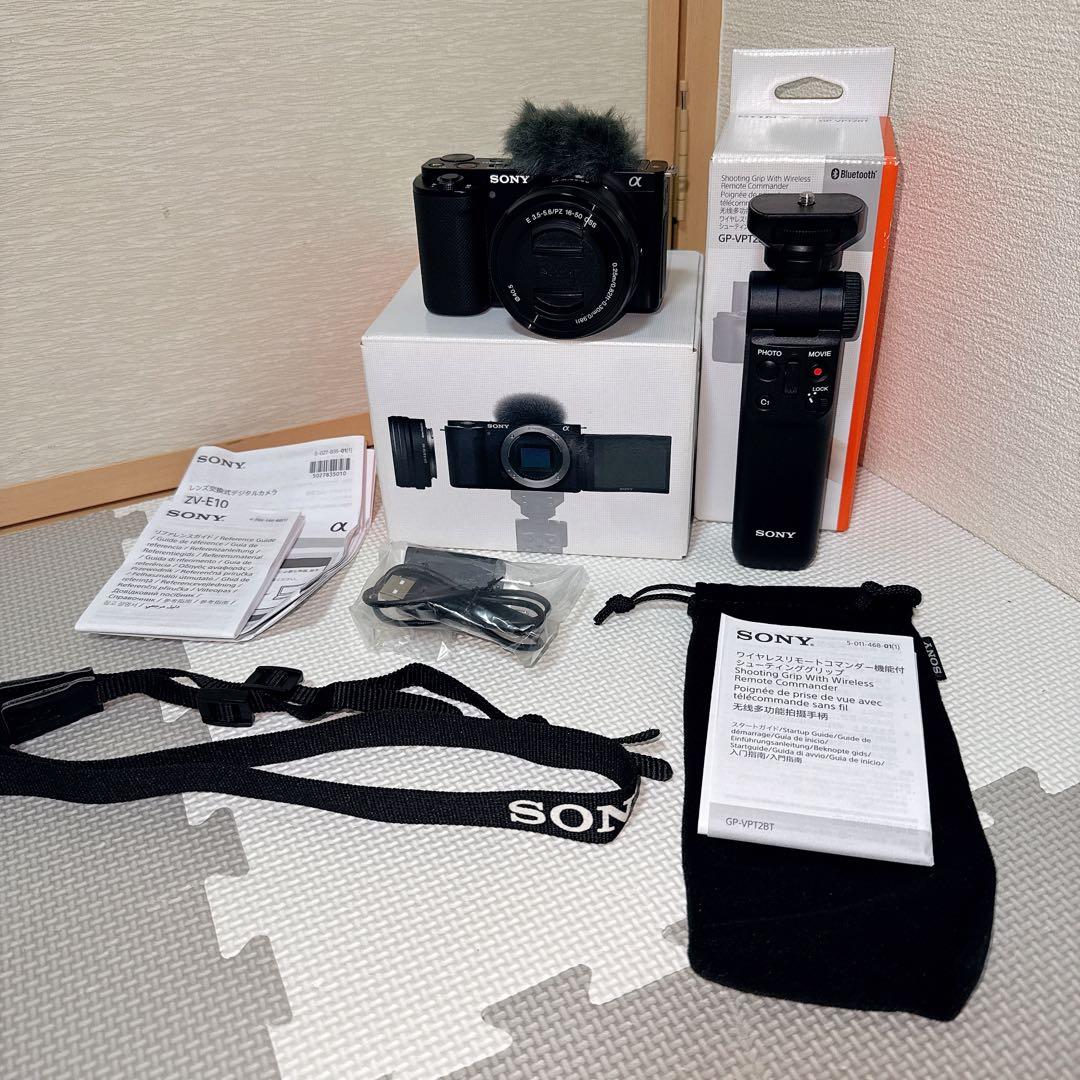 SONY Vlogcam ZV-E10L グリップ