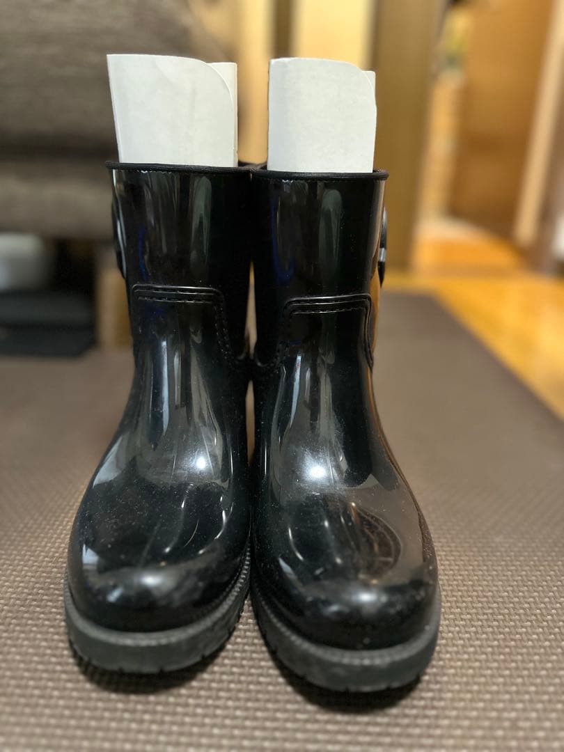 まみこさんに捧ぐ MONCLER ブラック レインブーツ size 39