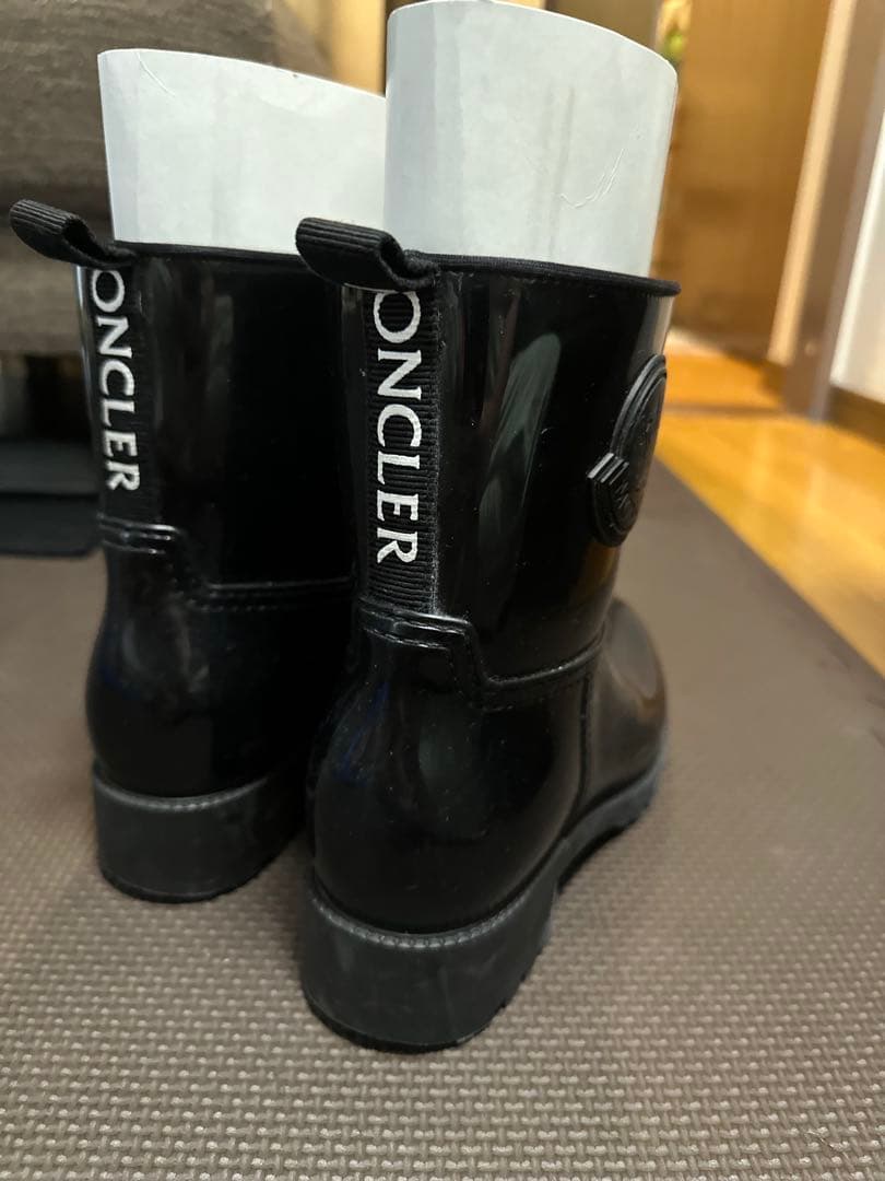 まみこさんに捧ぐ MONCLER ブラック レインブーツ size 39