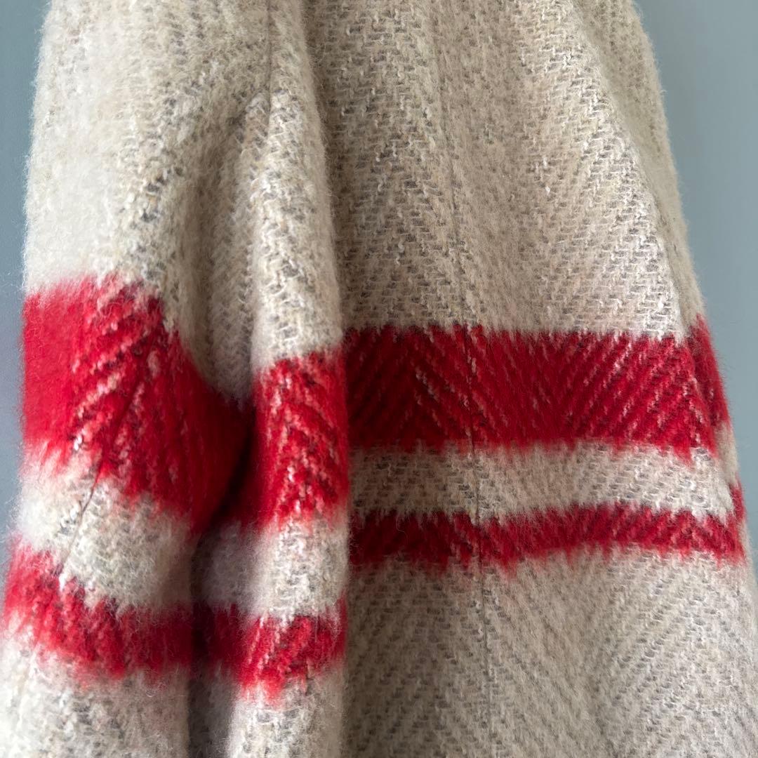 Diagram GRACE CONTINENTALシャギーボーダーコート