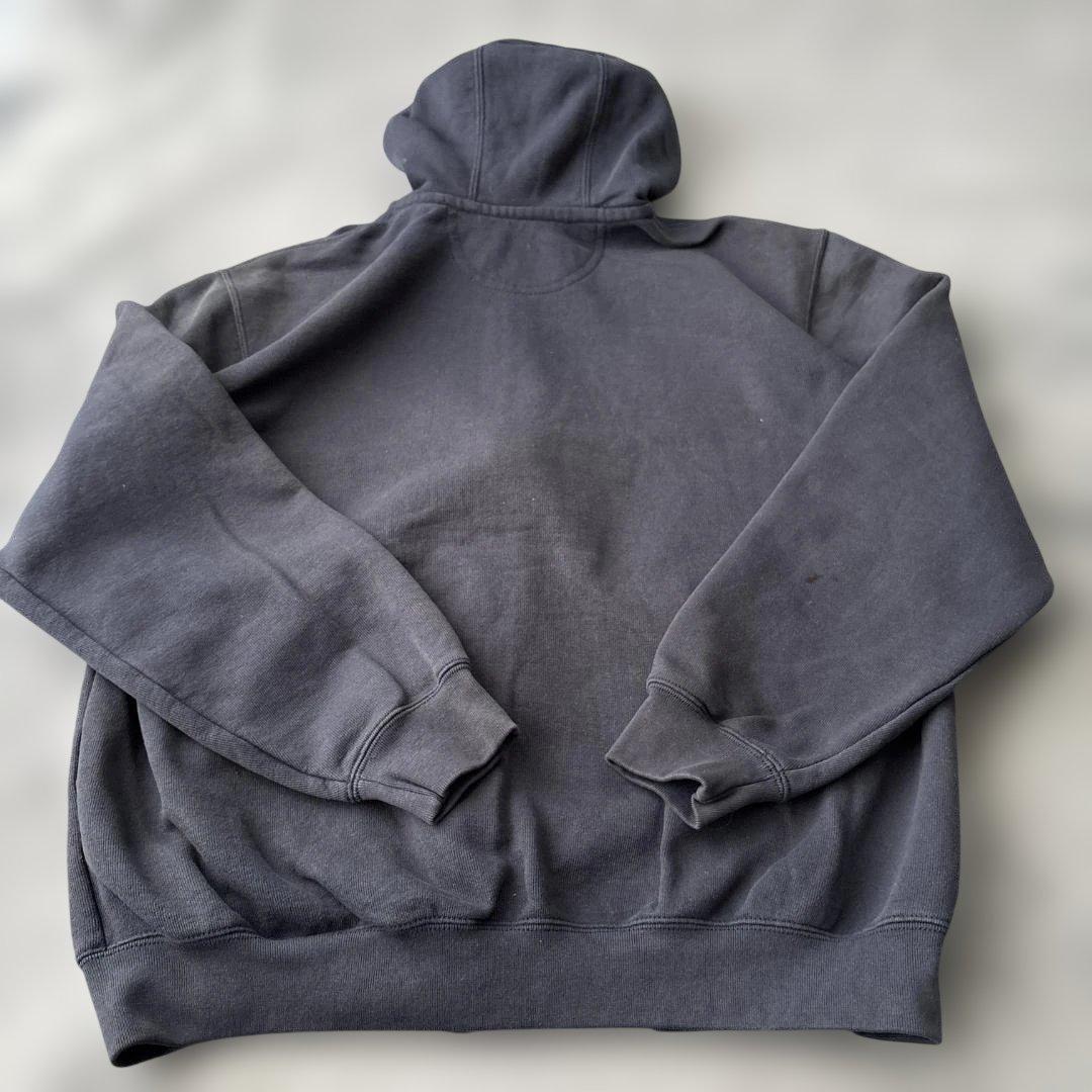 CARHARTT　カレッジ刺繍ロゴ　フルジップパーカー　　M