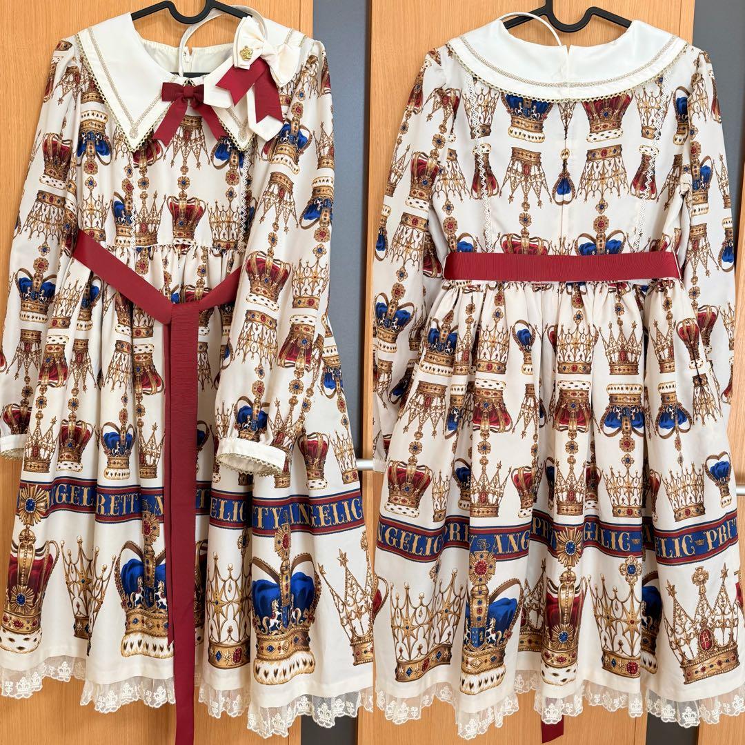 【美品2点セット】British Crownワンピースとカチューシャ レア