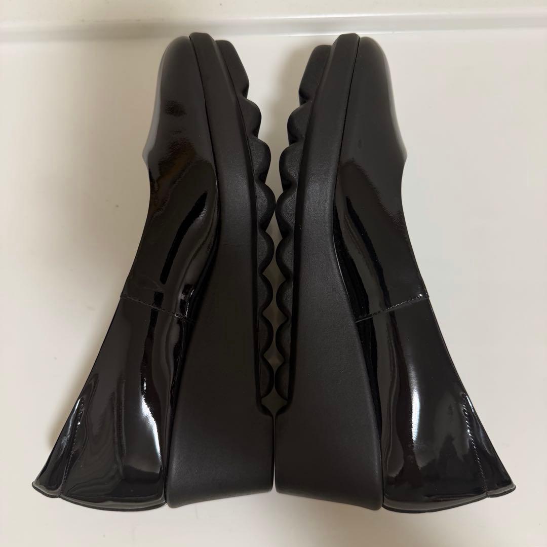 【極美品】ヒルズアヴェニュー　プレーン　スマートウェーブソール　パンプス　黒