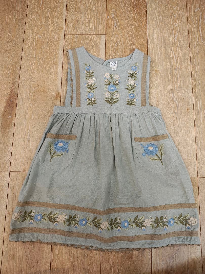 ワンピース apolina pinafore 7-9y