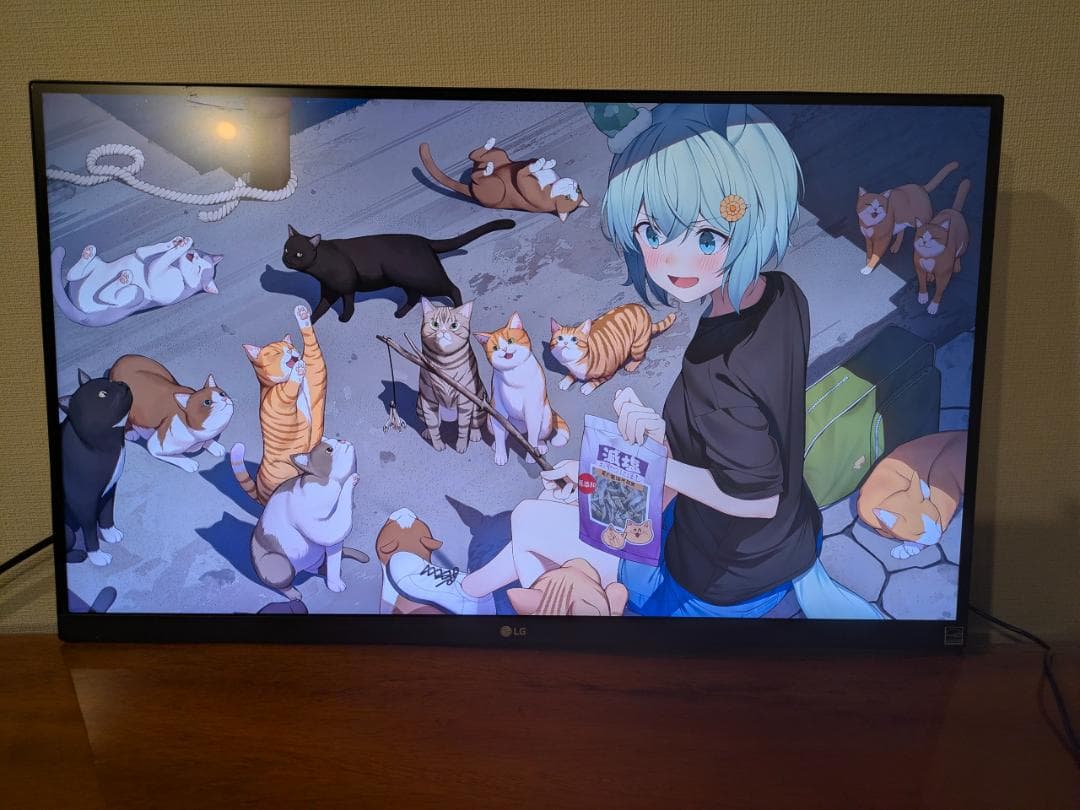 LG 4K IPS 27インチ モニター 27UK650-W ホワイト 液晶