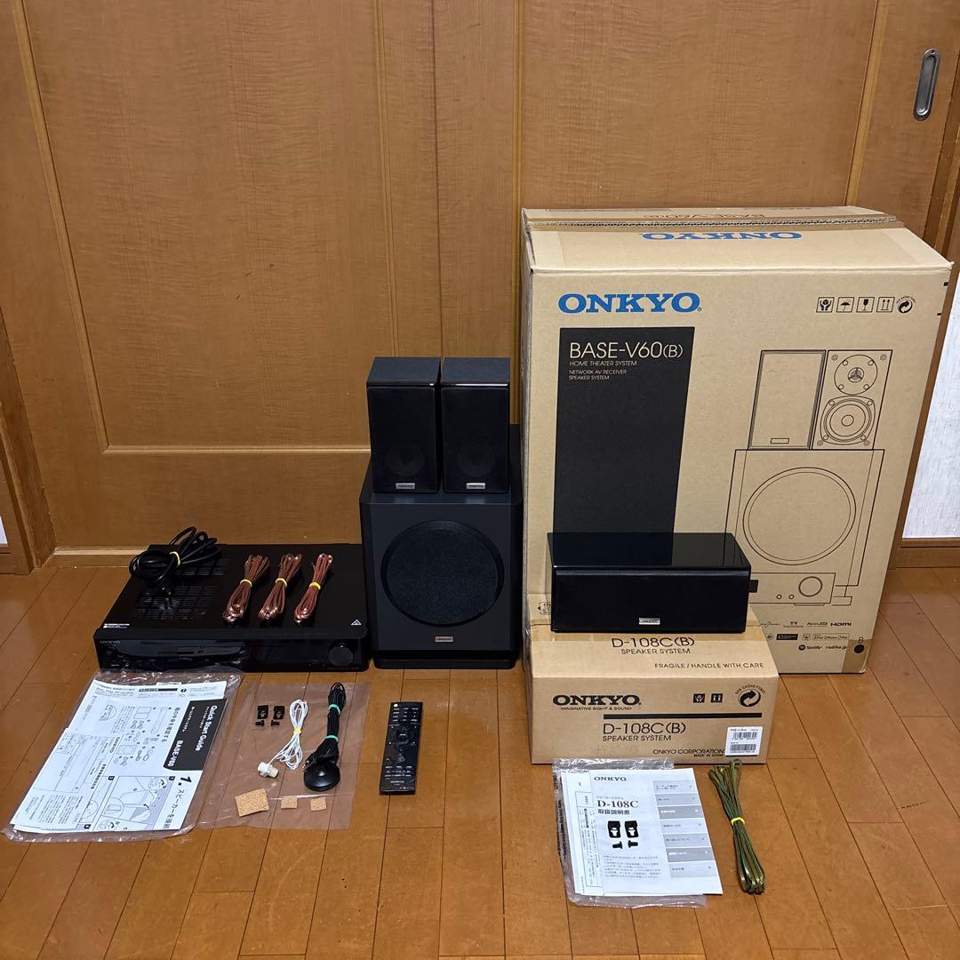 ONKYO BASE-V60 ホームシアター　スピーカー　ハイレゾ　サラウンド
