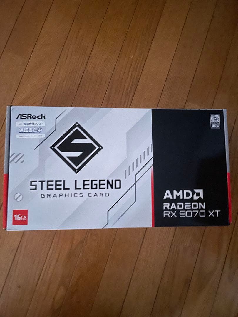 グラフィックボード・グラボ・ビデオカード ASRockSteelLegend Radeon RX 9070XT16GB