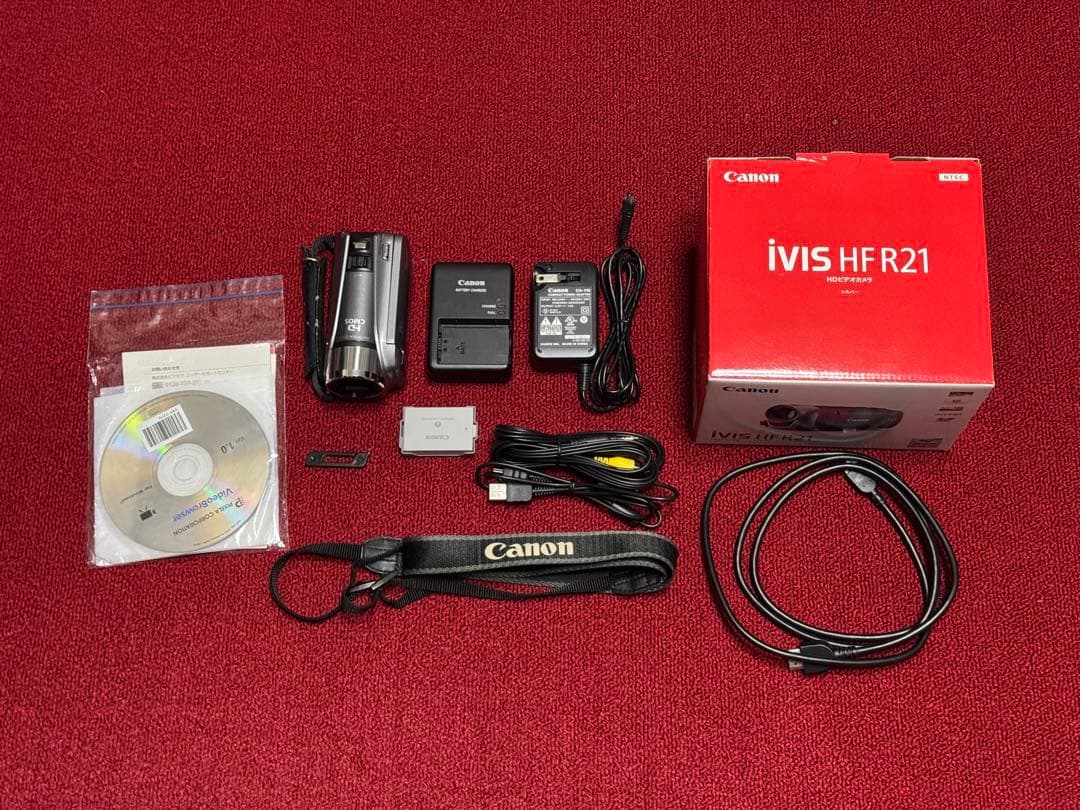 Canon iVIS HF R21 ビデオカメラ 本体など