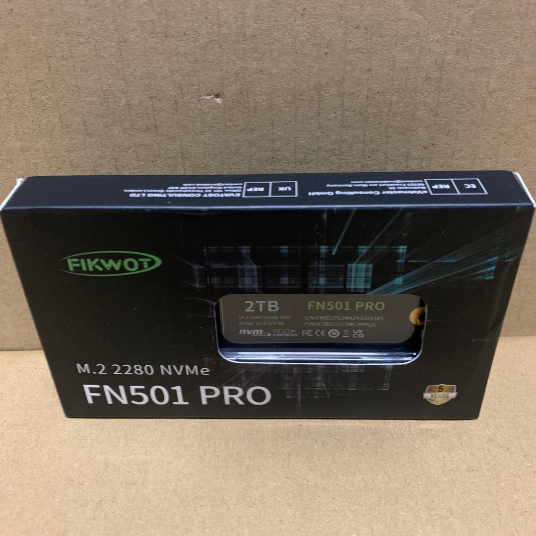 新品未開封　Fikwot FN501 Pro 2TB NVMe SSD