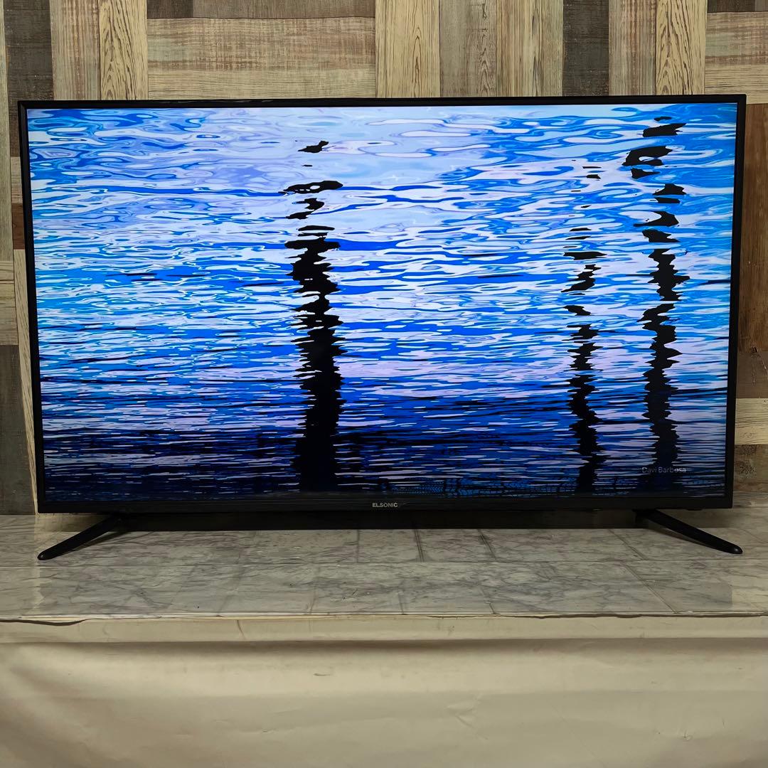 即日受渡❣️全国送料込ELSONIC49型4K液晶テレビWチューナー外付け録画可能