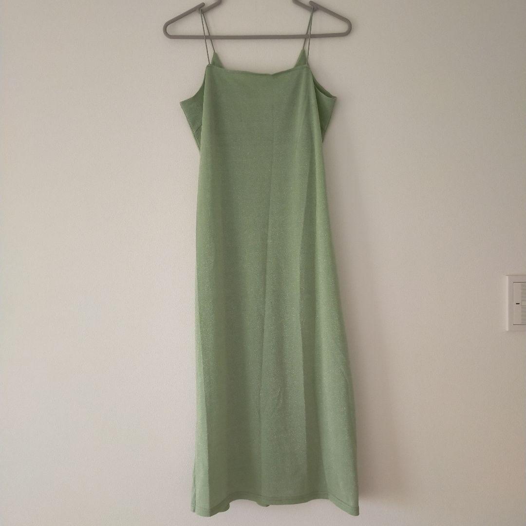 apaです。　kaene　スパンコールエンブロイダリードレス(M)