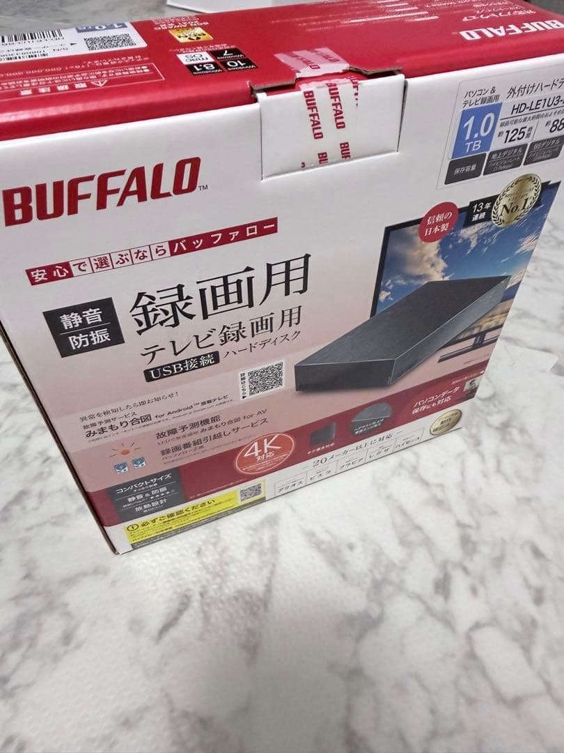 【新品】バッファロー HD-LE1U3-BB 3.5inchHDD 1TB 黒