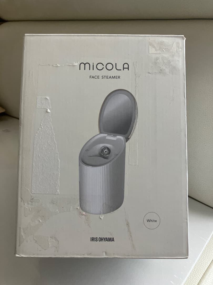 アイリスオーヤマ MiCOLA　フェイススチーマー　FST-101 ホワイト