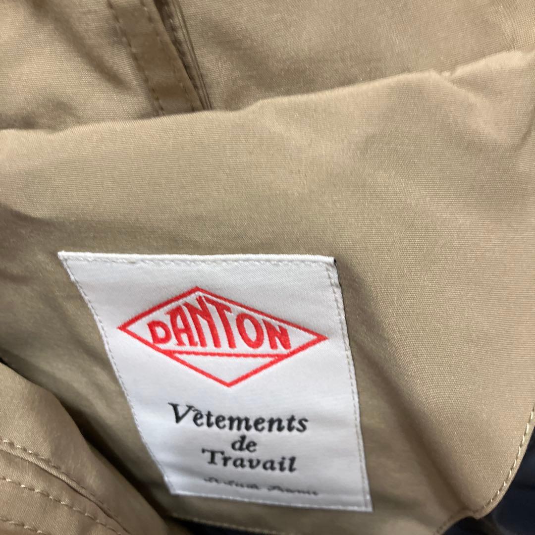 週末値下げ！！DANTON ダウンコート　Mサイズ　ベージュ　美品