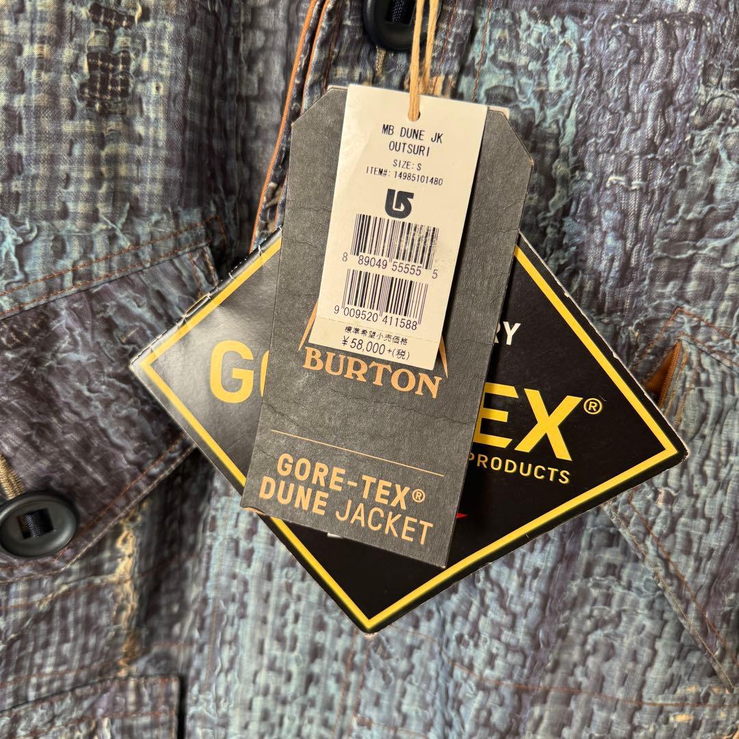 新品タグ付き バートン ゴアテックス DUNE ジャケット メンズ S ブルー系