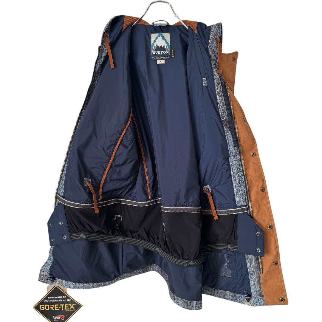 新品タグ付き バートン ゴアテックス DUNE ジャケット メンズ S ブルー系