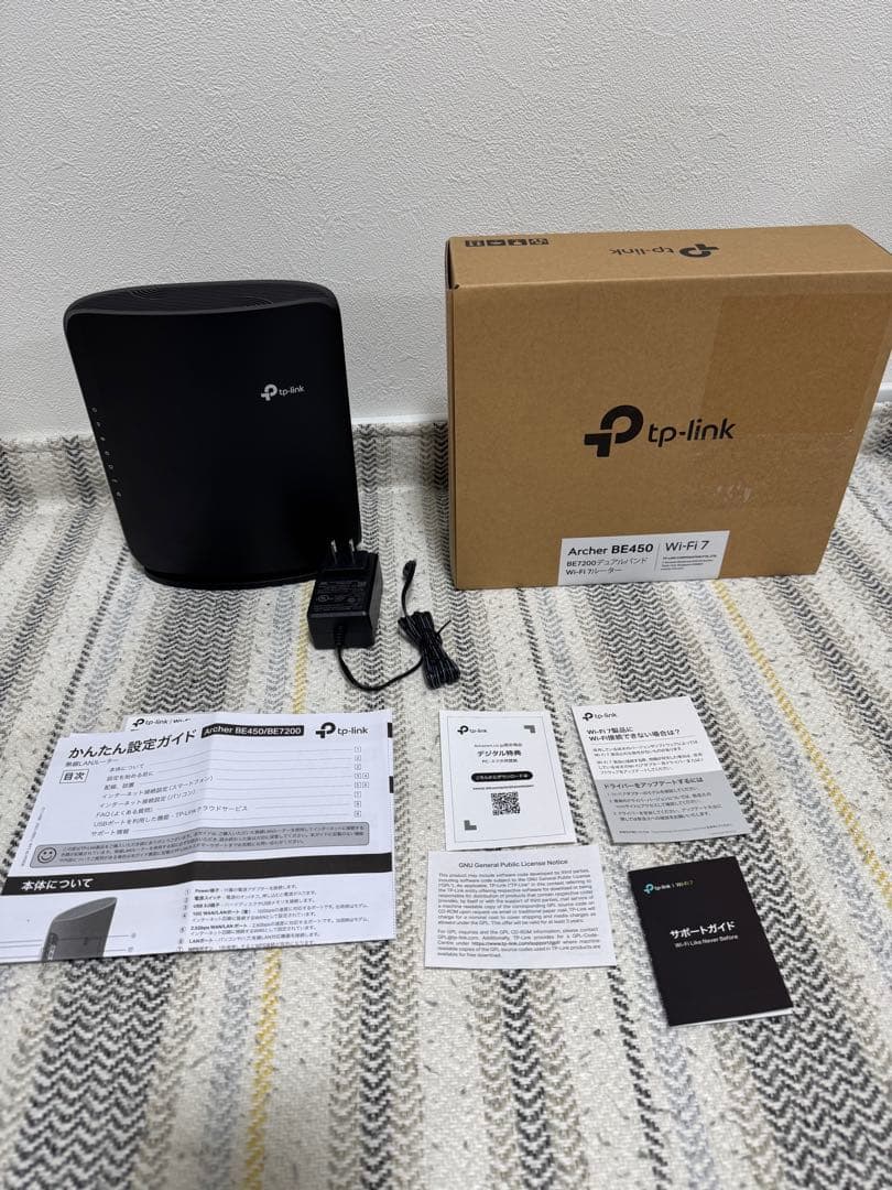 TP-Link Archer BE450 BE7200 無線Wi-Fi ルーター