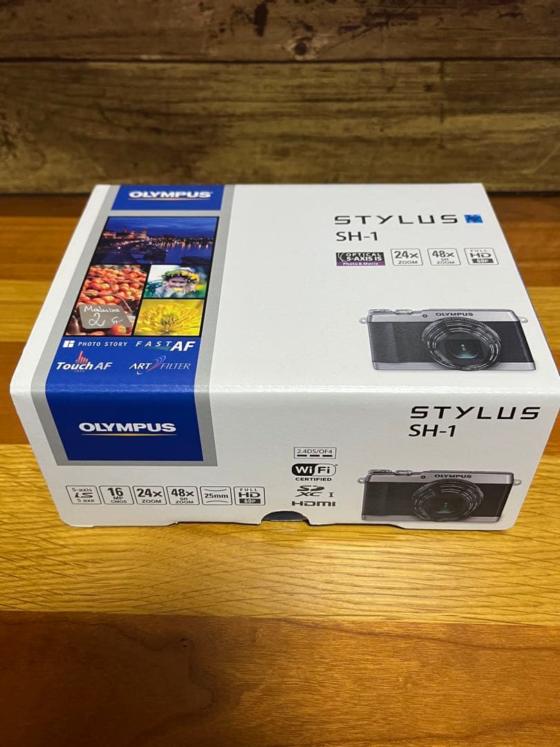 OLYMPUS オリンパス　STYLUS SH-1 シルバー　美品