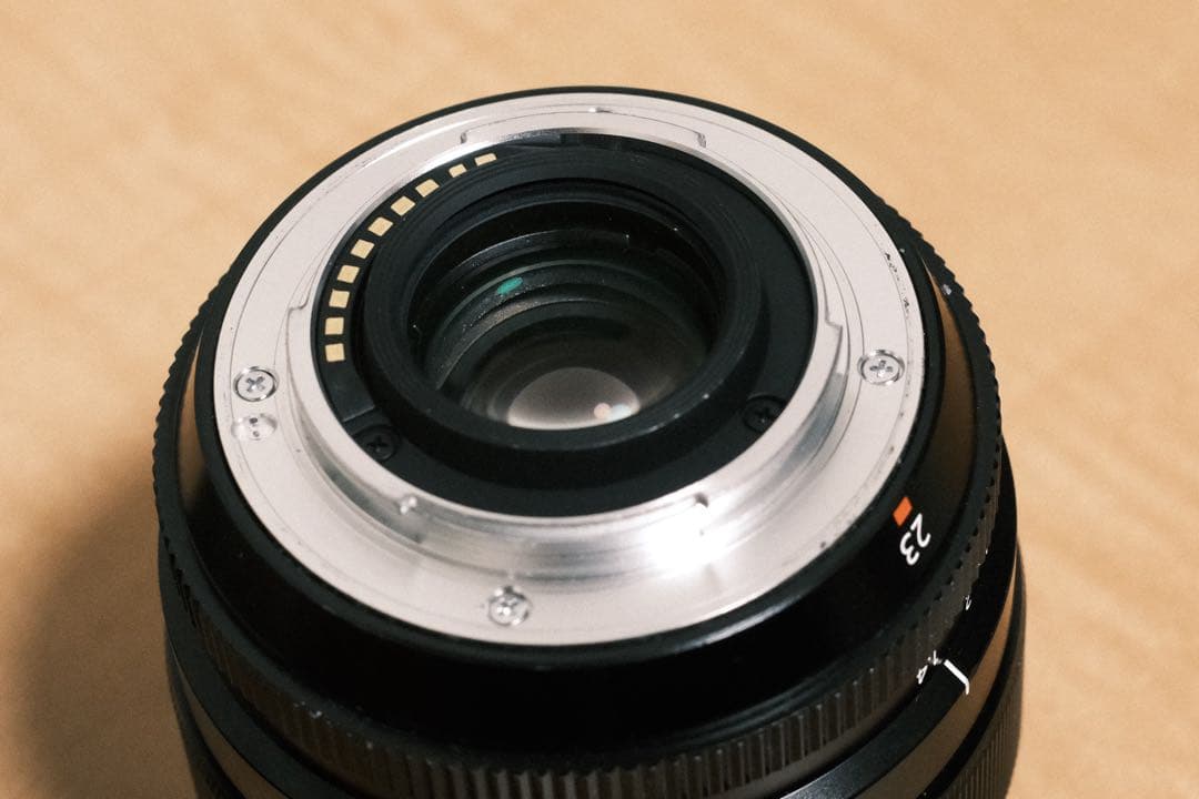 【動作品】FUJIFILM XF23mm F1.4 R 角形フード フィルター付