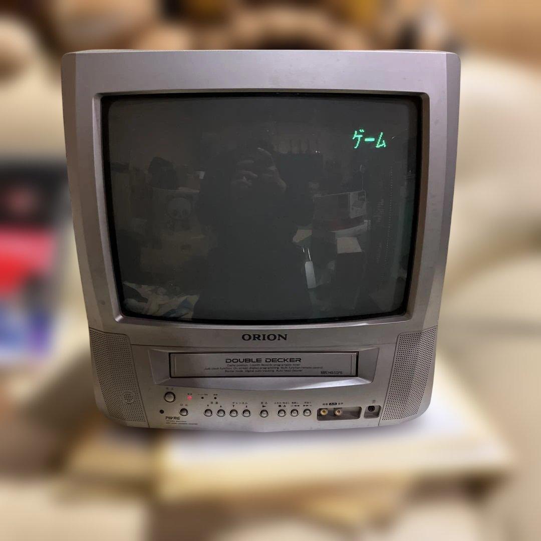 ORION テレビデオ 14型 VHS内蔵　ブラウン管テレビ