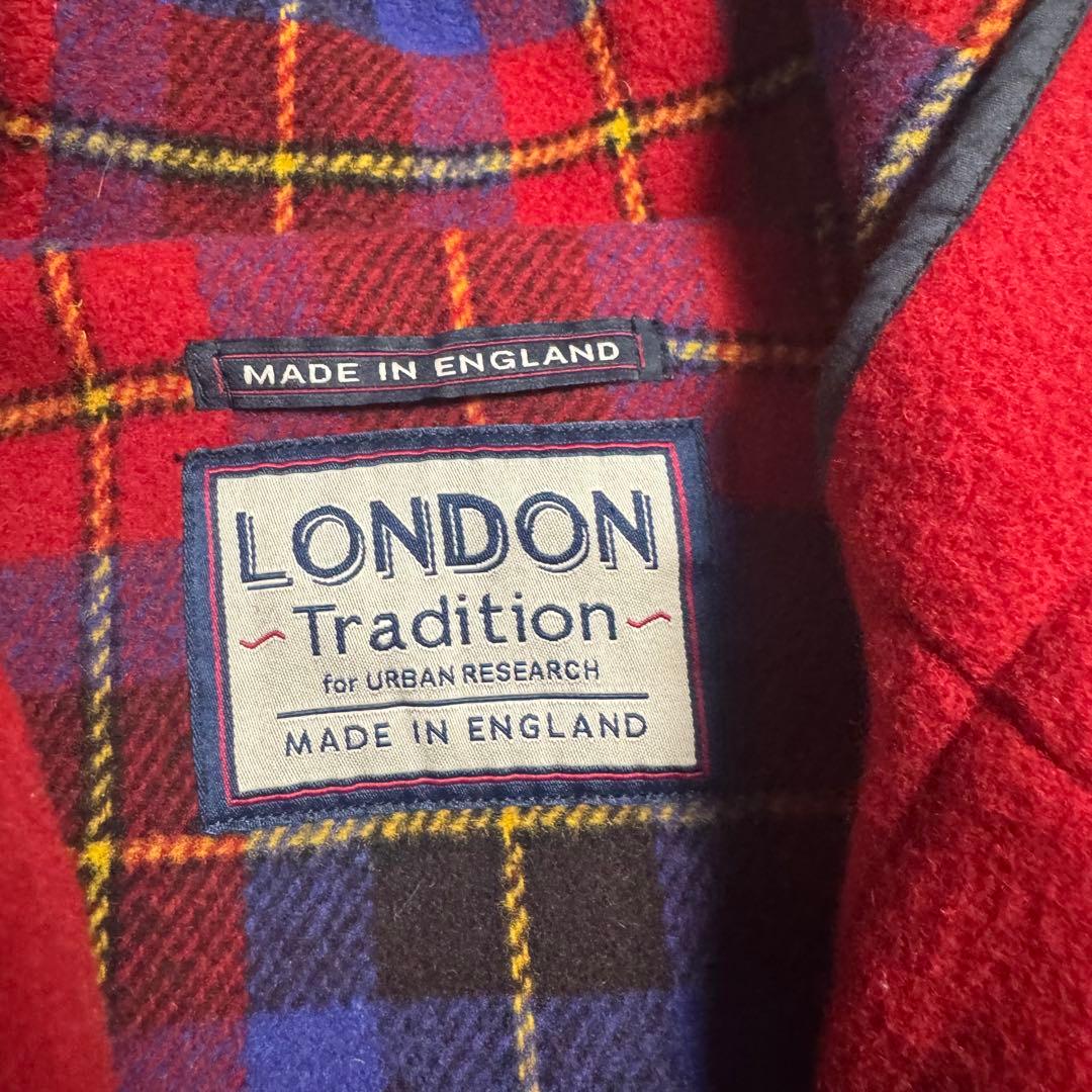 【希少色】ロンドントラディション　ダッフルコート　赤　アーバンリサーチ別注
