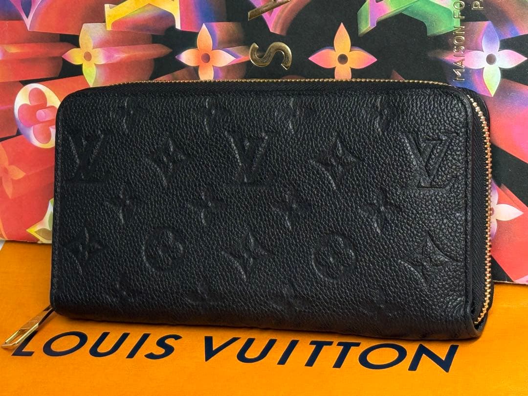 超極美品！ICチップ搭載 ルイヴィトン　アンプラント　ジッピーウォレット　黒