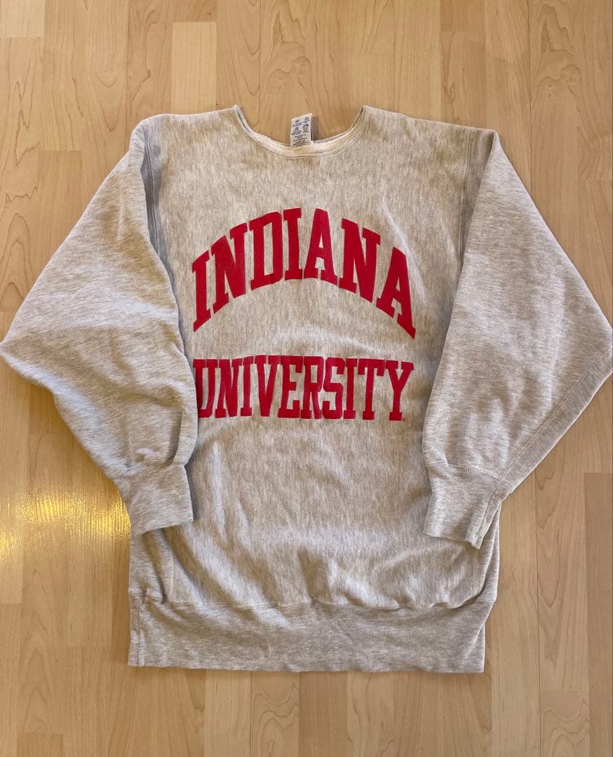 90s チャンピオン リバースウィーブ INDIANA アーチ 2段ロゴ USA