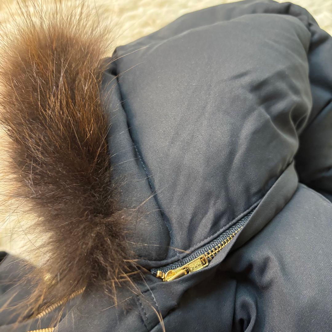 未使用級✨B:MING by BEAMS 河田ダウン ロングファー コート M