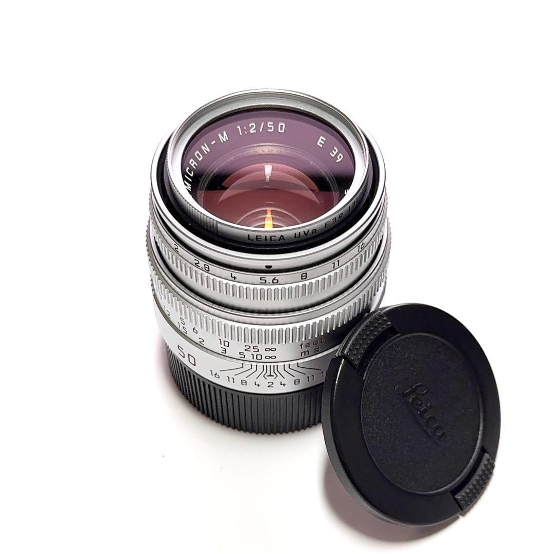 【美品】ライカ｜ズミクロン50mm F2（4th）フード組込《シルバークローム》