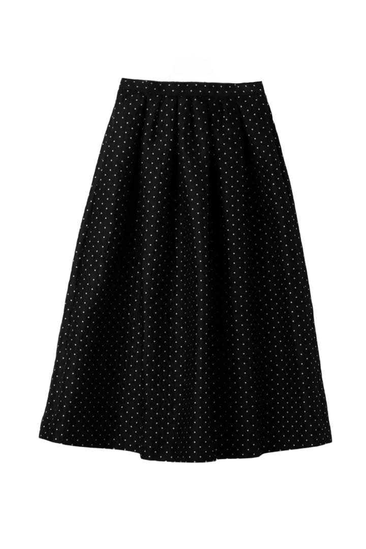 Herlipto￤Dot Jacquard Flared Skirt